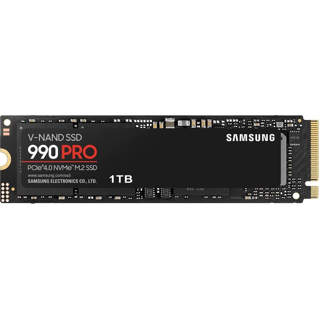 Samsung 990 PRO Series - 1TB PCIe Gen4. X4 NVMe 2.0c - M.2 Internal SSD (MZ-V9P1T0B/AM)