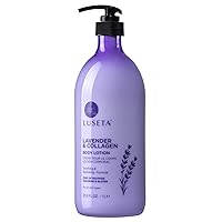 Luseta Lavender Scented Body Lotion with Collagen for Women 33.8oz, Moisturizing Body Lotion with Collagen, Sulfate & Paraben Free