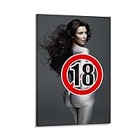 LDUBAYG Kim Kardashian Famous Model Art Photo Photography Hot Girl Poster (2) Canvas Poster Bedroom Decor Office Room Decor Gift Frame-style 20x30inch(50x75cm)
