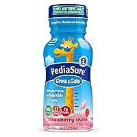 PediaSure Grow & Gain Nutrition Shake For Kids, Stawberry, 8 fl oz (Pack of 24)
