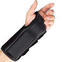 OTC Wrist Splint, Adult Support Brace, Small, 8 Inch (Left Hand)