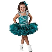 Little Girls Beaded Bodice Cupcakes Short Pageant Dresses