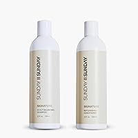 Singature Scalp Balancing Shampoo & Replenishing Conditioner for Dry Damaged Hair