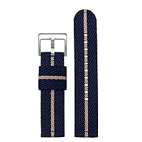 Fashion Woven nylon watch band for Omega Seahorse 300 canvas Thickened Sport Strap 18mm 20mm 22mm 24mm