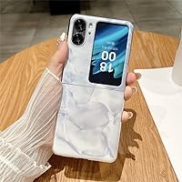Compatible with OPPO Find N2 Flip Case,Marble Pattern Hard PC Slim Shockproof Full Body Drop Protective Case,Slim Thin Hard Phone Case Cover Compatible with Find N2 Flip Shockproof protective case cov
