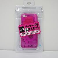 Goma cassion IP5TPUCS620 Soft Case Compatible with iPhone 5 [New Proposal for Zero Garbage in Pursuit of Eco Friendly] Clear Pink