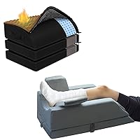 Foot Rest Under Desk for Office Use and Adjustable Leg Elevation Pillows