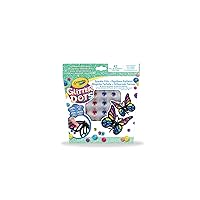 CRAYOLA 04-1083 Dots Magic Create Butterflies with The Modelling Glitter, No Color