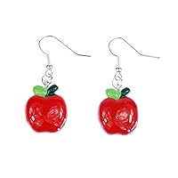 Half Apple Earrings Miniblings Food Fruit Fruits Healthy Apples