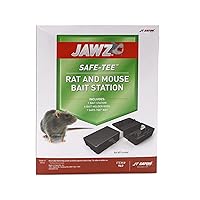 Jawz Safe-Tee 969 Rat and Mouse Bait Station, Black