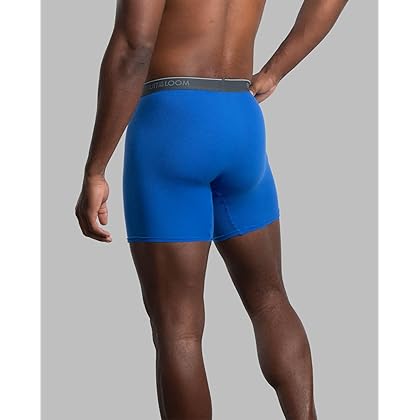 Fruit of the Loom Men's Coolzone Boxer Briefs, Moisture Wicking & Breathable, Assorted Color Multipacks