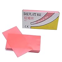 Lab Base Plate Wax Dental Wax Sheets Red Utility Wax Sheets US Stock (20PCS)