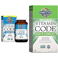Garden of Life Multivitamin for Men, Vitamin Code Raw One & Vitamin B Complex - Vitamin Code Raw B Complex