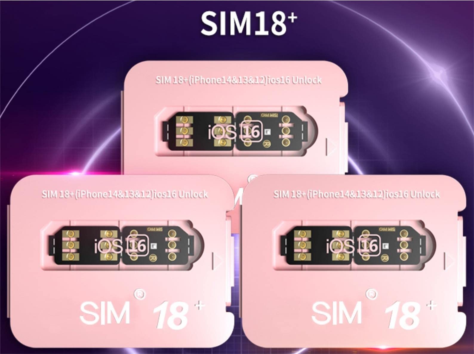 Fengyue R- Unlock Sim18+ Unlock Adapter, 5G iOS16 Compatible SIM Unlock Unlock SIM-Free Unlock Adapter for iPhone 14 / 14 Pro / 14 Pro Max /14 Plus / 13 / 13 Pro Max / 13 Mini / 12 / 12 Pro Max / 12 Mini / 12 Pro Max / 12 Mini / 11 / 11 Pro / 11 Pro Max /