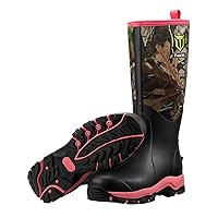 TIDEWE Hunting Boot for Women, Insulated Waterproof Sturdy Women's Hunting Boot, 6mm Neoprene and Rubber Outdoor Boot Next Camo G2