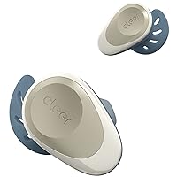 Cleer Goal Sport True Wireless Earbuds with 20 Hour Battery, for Workout and Exercise, Water and Sweat Resistant, Touch Controls, and High Audio Quality and Bass, Stone