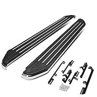 Auto Dynasty 5.5 inches Side Step Nerf Bar Running Boards Compatible with VW Atlas 18-19, Aluminum, Black