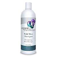 WILD MINT SHAMPOO, Chemical and Sulfate Free, All Natural Color Safe - 16 oz