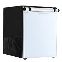 Upright Freezers Cover Outdoor Refrigerator Cover 19''L x 19''W x 20''H - Waterproof, Dustproof, Sun-Proof, Suitable for most 1.0 Cubic Compact Mini Freezer