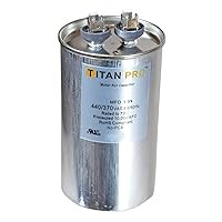 Titan TRCFD355 Dual Rated Motor Run Capacitor Round MFD 35/5 Volts 440/370