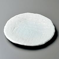 Celadon Pizza Round Plate (Large) 10.4 x 1.3 inches (26.5 x 3.2 cm), 28.3 oz (830 g), Round Plate, Reinforced | Restaurant, Ryokan, Japanese Tableware, Stylish, Commercial Use