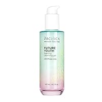 Pacifica Beauty, Future Youth Foaming Cleansing Gel, Gentle Face Wash, Facial Cleanser, For All Skin Types, Ectoin, Alcohol-Free, Dermatologist Tested, Makeup Melting Cleanser, Vegan