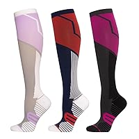 Exercise Pressure Socks Skip Rope Calf Socks Exercise Muscles Can Compress Socks (Color : D, Size : S/m)