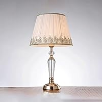 Crystal lamp Nordic Table lamp Fashion Creative lamp Crystal Clear Glass Table Lamp 33.5 56CM E27 Best Gift