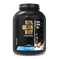 Maxler 100% Golden Whey Protein - 23g of Premium Whey Protein Powder per Serving - Pre, Post & Intra Workout Recovery - Fast-Absorbing Whey Hydrolysate, Isolate & Concentrate Blend - Cappuccino 5 lbs