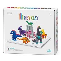 Hey Clay HCL18006PCS Creative Plastic Mass for Modeling Dinosaurs