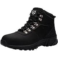 LARNMERN Steel Toe Boots Men Work Puncture Proof Non Slip Safety Boot Industrial Construction Comfortable Outdoor Hiking Military Tactical Shoes