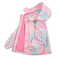 Kids Boys Girls 3 in 1 Jacket Winter Warm Coats Waterproof Windproof Outwear Snowsuit Raincoat Hooded Fleece Toddler