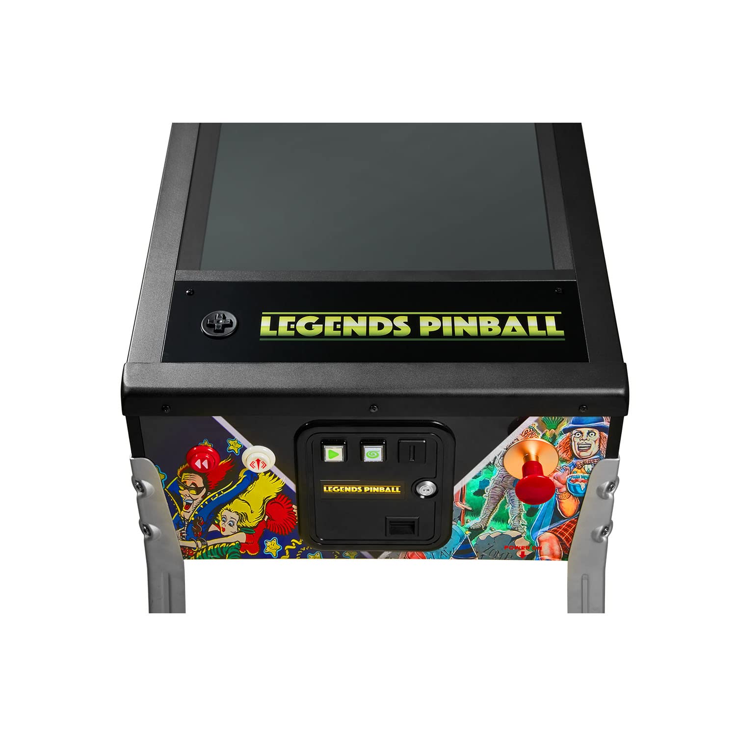 Legends Pinball, Full Size Arcade Machine, Home Arcade, Classic Retro Video Games, 22 Built in Licensed Genre-Defining Pinball Games, Black Hole, Haunted House, Rescue 911, WiFi, HDMI, Bluetooth.