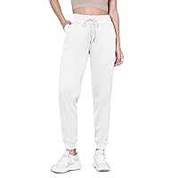 ODODOS Women's Jogger with Pockets Cotton French Terry High Waist Drawstring Casual Lounge Sweatpants
