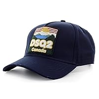 DSQUARED2 DSQ2 Canada Icon Baseball Cap Baseball Cap Hat New Model, blue