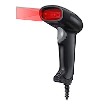 Adesso NuScan 2600U 2D Barcode Scanner with Superior Scanning Performance - USB & Serial Port Interface - Compatible with Various Operating Systems - Supports 1D & 2D Symbologies