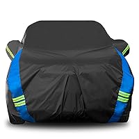 SUV Car Cover Waterproof All Weather for Automobiles, Outdoor Heavy Duty Full Exterior SUV Covers (Length: 182