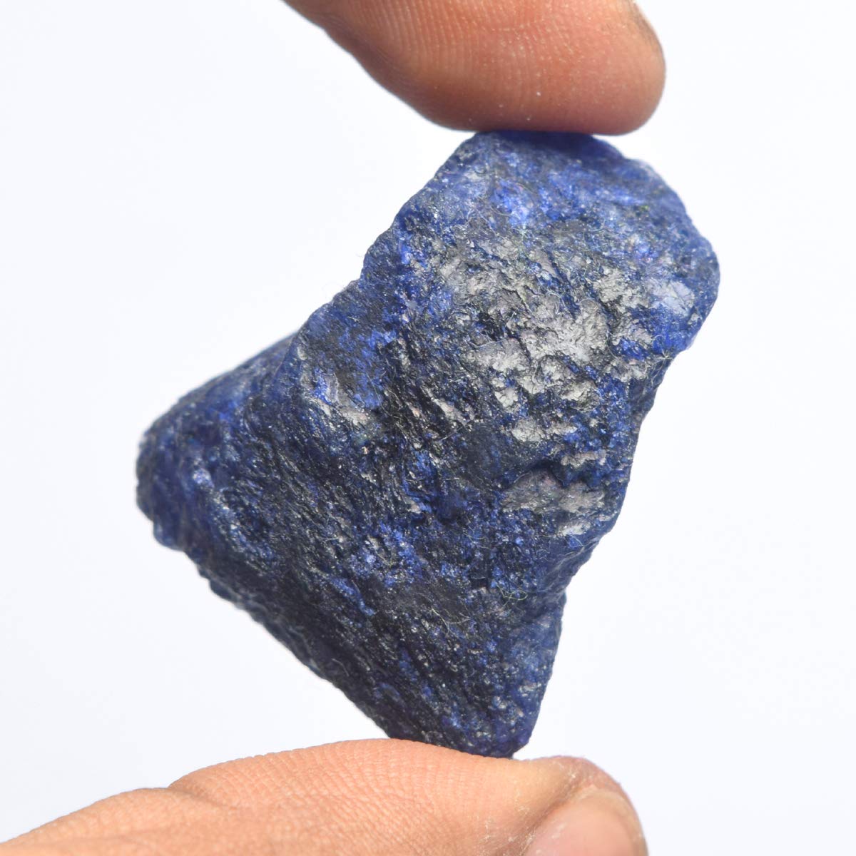 gemhub Blue Sapphire Healing Crystal - 96.00 Ct Natural Raw Blue Sapphire - Unheated Blue Sapphire Gemstone