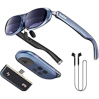 Rokid Joy Pack AR Glasses+Mini Hub+Anti-Slip, Play While Charging, Android TV Smart Glasses with 360