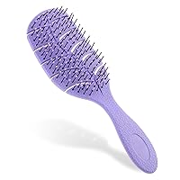 Detangling Hair Brush, Detangler Brush, Wet Paddle Brush, Detangling Brush Gently Loosens Tangles, Hairbrush for Women, Curly, Straight & Wet Dry Hair, Kids Detangle Brush