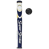 SuperStroke NFL Traxion Tour Putter Grip, Los Angeles Chargers (Standard) | Improves Feedback and Tackiness | Reduces Taper to Minimize Grip Pressure | Polyurethane Outer Layer