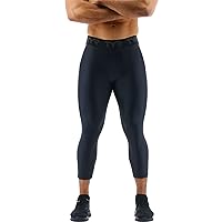 TYR Men's Athletic Performance Workout Compression Cropped Pants