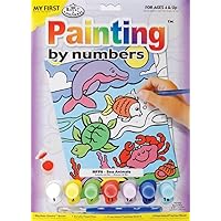Royal Brush MFP-6 My First Paint by Number Kit, 8.75 by 11.375-Inch, Sea Animals