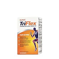 TriFlex Fast-Acting | Improves Joint Comfort and Stiffness, Clinical Strength Doses of Glucosamine/Chondroitin and Boswellia- Plus Turmeric | 120 Caplets