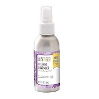 Aura Cacia Relaxing Lavender Aromatherapy Mist, 4-Ounce, Lavender Pure Essential Oils, Sweet & Floral Aroma