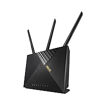 ASUS 4G-AX56 LTE WLAN Router (WiFi-6 AX1800, SIM Slot, LTE Cat. 6 up to 300 Mbits, Gigabit LAN, AiProtection)