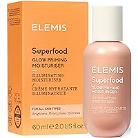 ELEMIS Superfood Glow Priming Moisturiser, Multitasking Formula Daily Moisturizer, Hydrating Primer, & Brightening Highlighter for Radiant Skin