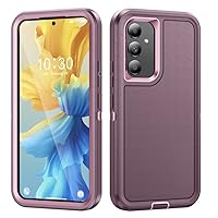 Case for Samsung Galaxy A54 A14 A53 4G 5G S23 S22 S21 Ultra Heavy Duty Shockproof Anti-Scratch Rugged Protective with Full Cover,Purple,for Samsung A04S