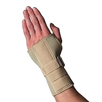 Wrist Brace, Left, Small, Wrist-Hand Brace with Dorsal Stay