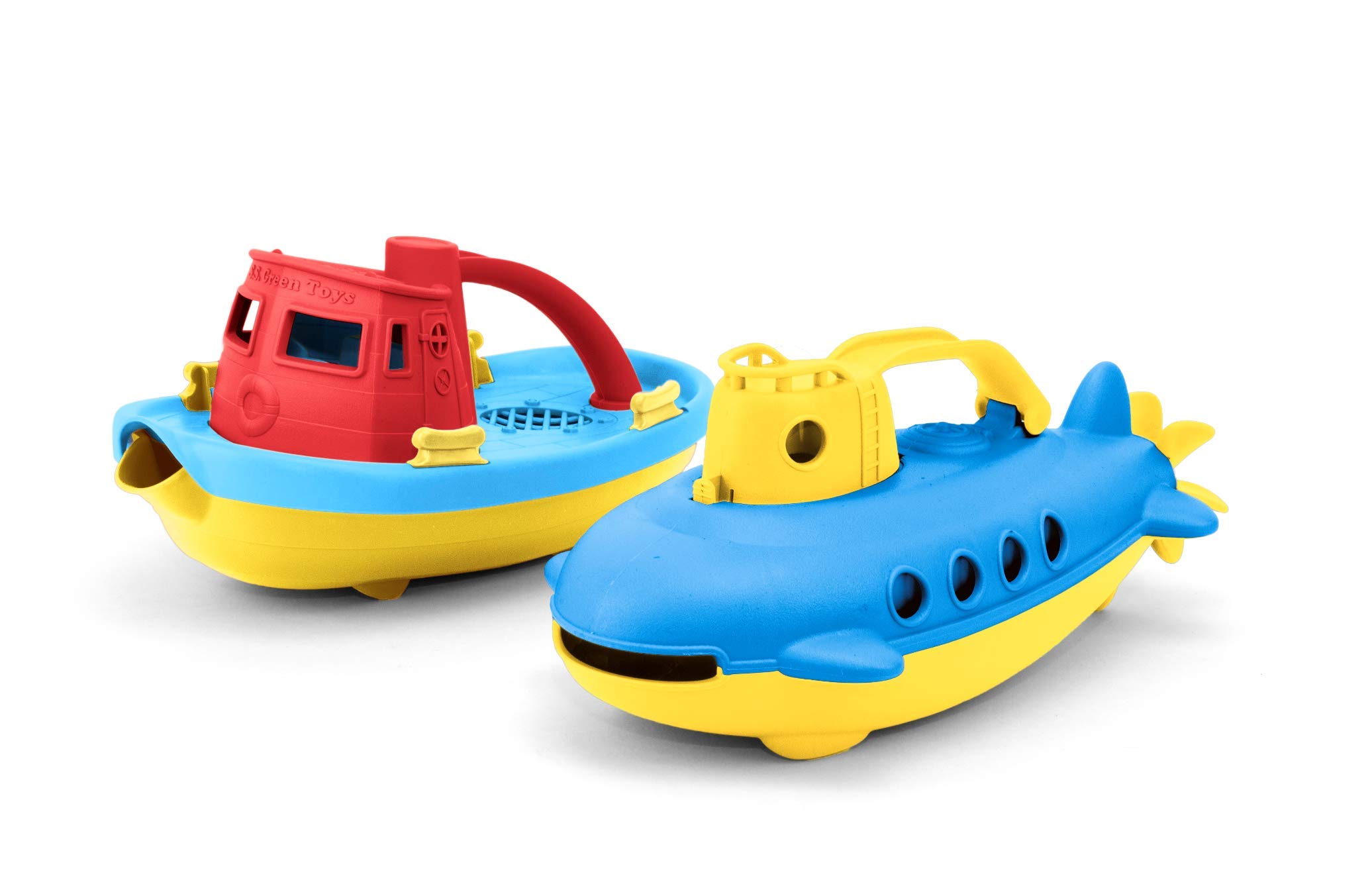 Green Toys Tug Boat & Submarine Combo Pack